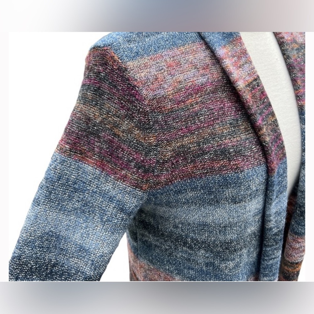 J. Jill Multicolor Long Sleeve Knit Open Front Cardigan - Picture 2 of 14